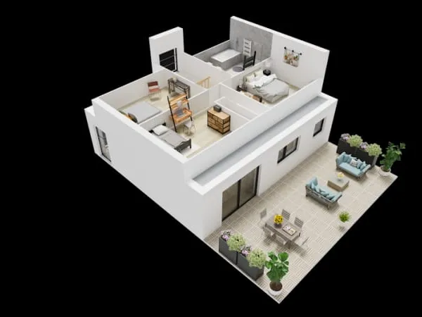 Maison neuve 4 pièces 96 m²
