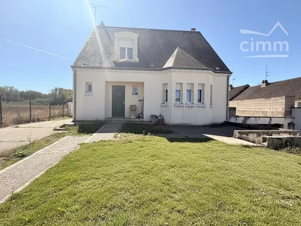 VINEUIL – MAISON 133 M² – 3 CHAMBRES – SOUS-SOL COMPLET – JARDIN SANS VIS-À-VIS