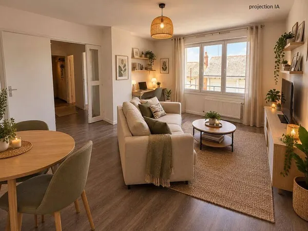 Appartement 2 pièces 51 m²