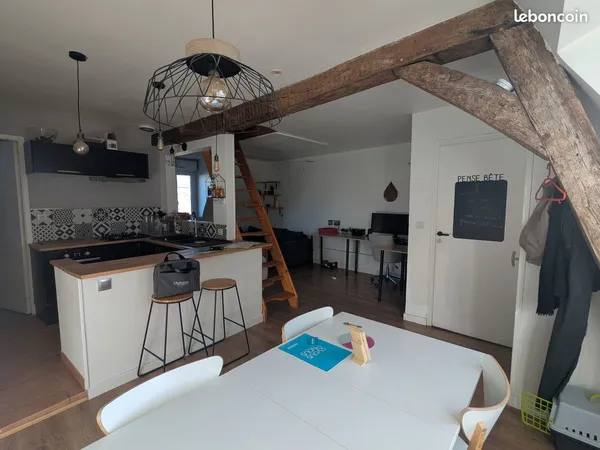 Appartement duplex T2 lumineux - La Doutre