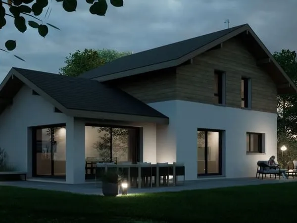 Projet de construction d'une maison 120 m² avec terrain à EVIRES (74)