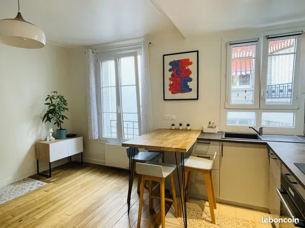 Appartement lumineux et au calme absolu
