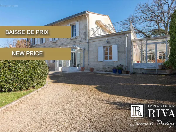 Propriete en pierre - 310 m2 - 4/5 ch - maison d'amis de 50 m2 - parc de 2386 m2