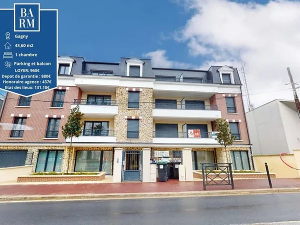 Appartement 2 pièces 44 m²