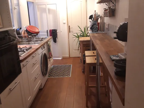 particulier loue grand T2, 55 m2, avec cour terrasse privative ,Angers centre Fac saint Serge