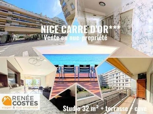 Vente en nue propriété - F73 ans - NICE (06000)