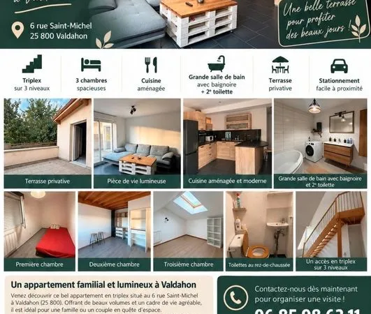 Appartement en triplex