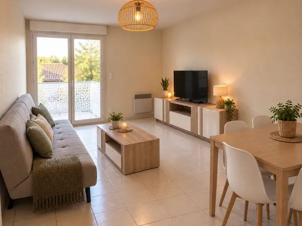 T2 meublé lumineux 44 m² avec terrasse et parking - Balma centre