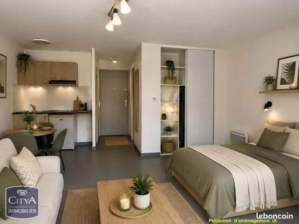 Appartement 1 pièce 30 m²