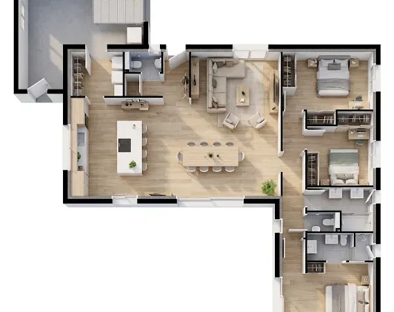 Maison neuve 4 pièces 110 m²