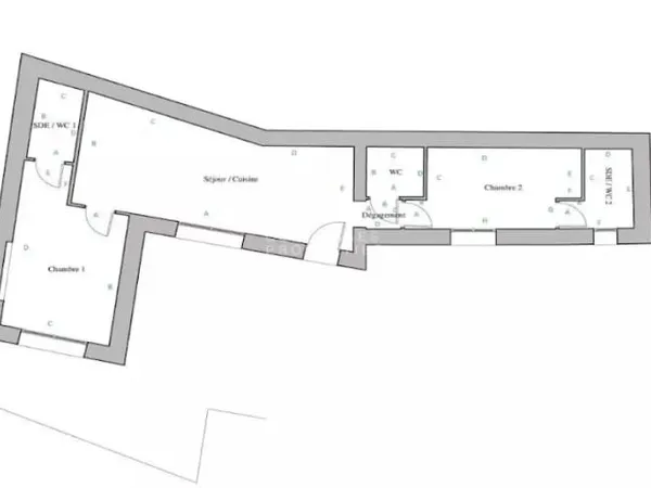 Villa 3 pièces 54 m²