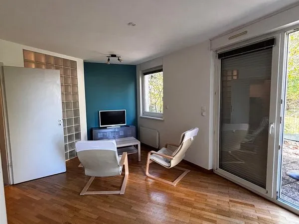 Studio meublé, parfait état, 30 m² avec grande terrasse - La Filature