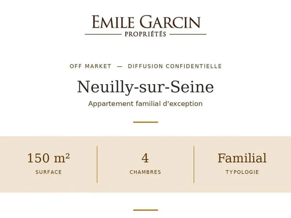 Appartement 6 pièces 150 m²
