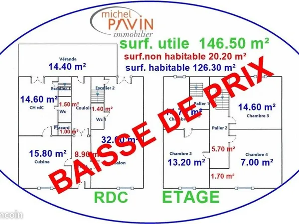 Maison 7 pièces 126 m²