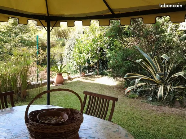 Nice Ouest F2 avec jardin et garage
