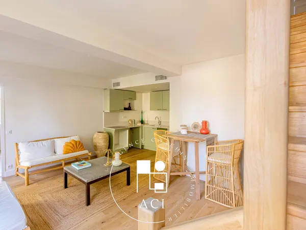Appartement T3 en dernier étage en ville d'hiver à 10min à pied du centre ville d'Arcachon