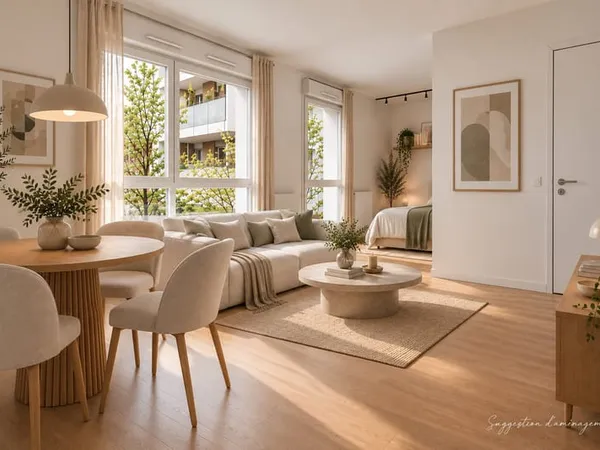 Appartement Malakoff 1 pièce(s) 37.58 m2