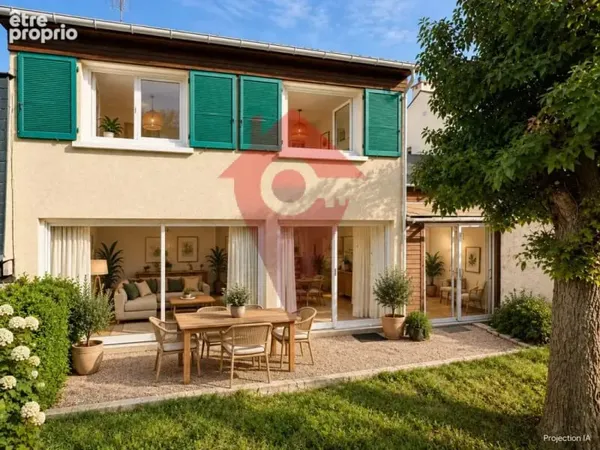 Maison de ville au coeur d'Orgeval -115m 2- 3 chambres-