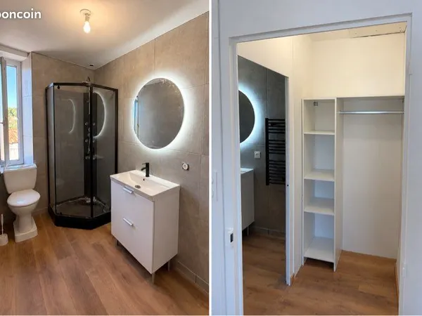 T2 en duplex rénové