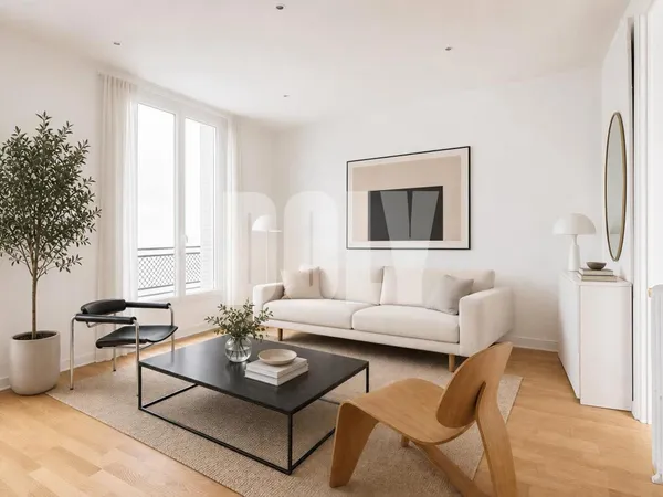 Vends appartement - 39 m² - 2 pièces, 1 chambre - Paris