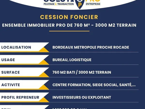 Immeuble de bureaux 760 m²