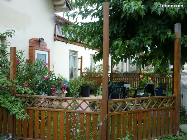 Moirans - Calme T3 de 65m² meublé + jardin 45m² (terrasse 14m²)