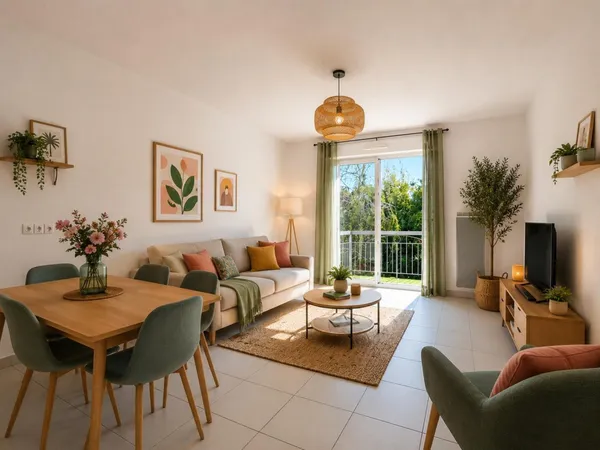MÉRIGNAC BEUTRE - T2 AVEC BALCON, PARKING COUVERT ET FAIBLES CHARGES