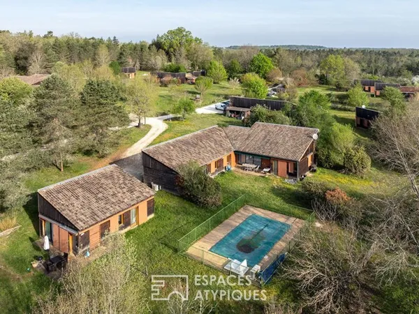 Eco-domaine 5 * au coeur de la capitale truffière - investissem