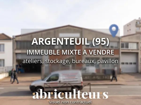 Vends local industriel/entrepôt - 1640 m² - Argenteuil 95100