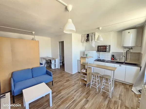 Studio 2 pièces 26 m²