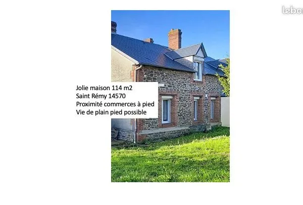 Maison de ville avec vie de plain-pied
