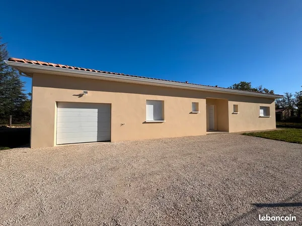 Maison neuve meublée 120 m² - 3 chambres - jardin, terrasse et garage