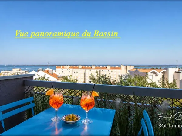 OPPORTUNITÉ ARCACHON VUE PANORAMIQUE STUDIO CABINE (4 pe