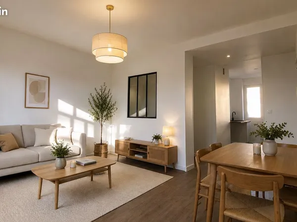 Appartement T3 traversant entièrement rénové - 53 m² - Villefranche-sur-Saône