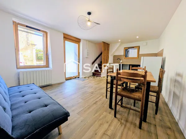 LOCATION MEUBLÉE T3 RENOVÉE avec ATELIER