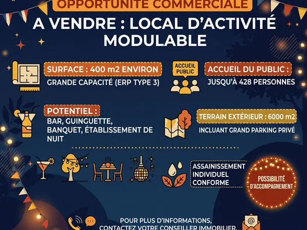 Local d'activité ERP catégorie 3
