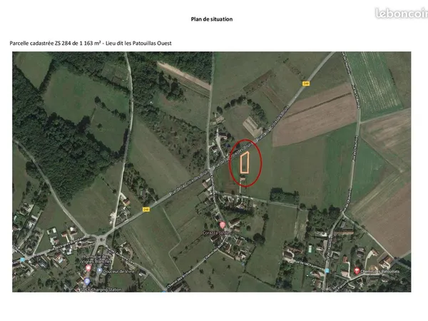 TERRAIN Charbuy 1 163 m²