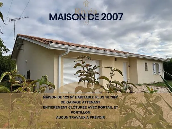 Maison 6 pièces 123 m²