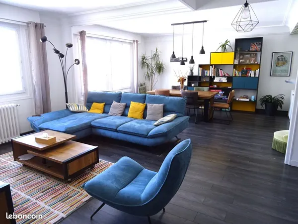 A 100 m de la mer, grand appartement en duplex de 168m²