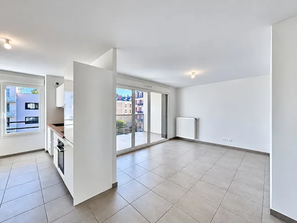 À LOUER - AIX-LES-BAINS CENTRE SUPERBE T2 NEUF DE 45 M² AVEC TERRASSE - DPE A