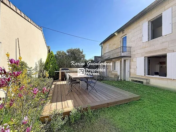 Libourne Maison en pierre avec jardin - 3 chambres 112 m2