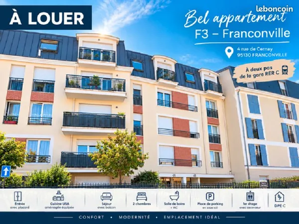 Appartement 3 pièces 60 m²