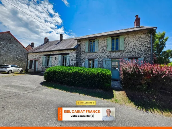 VENTE A TERME > Maison à vendre 7 pièces CHAMBORAND (23)