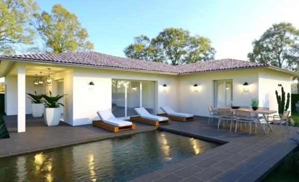 Maison de 120m² avec garage de 15m² à Cazaux