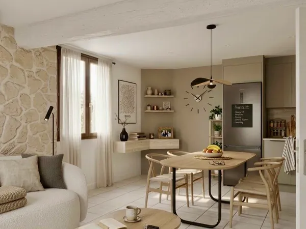 Maison de village lumineuse 69 m² avec studio indépendant - Gigean