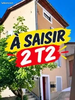 Pour investisseur 2 T2 centre ville de DIGNE