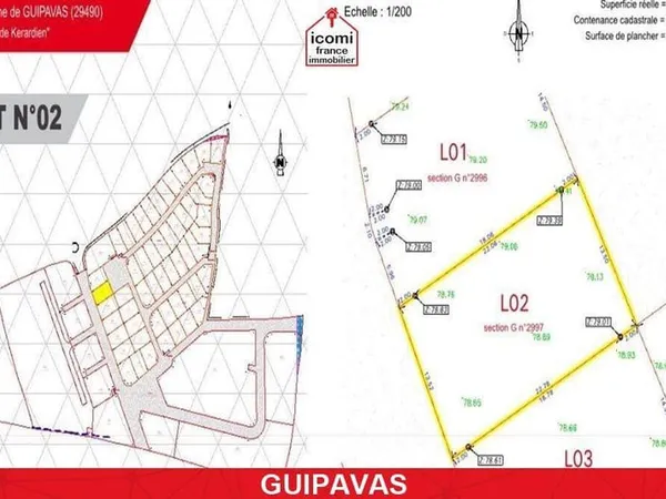 Terrain 303 m²