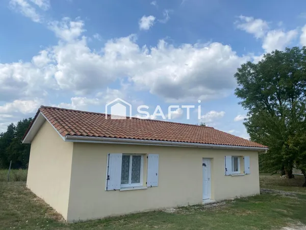 Maison récente avec terrain de 1000 m2