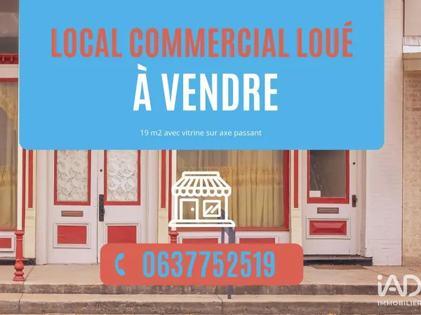 Local commercial 1 pièce 18 m²