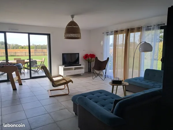 Location maison meublée 135m2 + garage 15m2